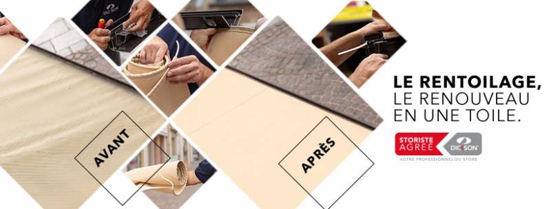 Rentoilage changement de toile sur Craponne et Ouest lyonnais