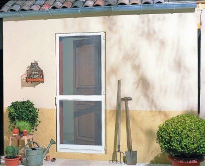 moustiquaire sur porte